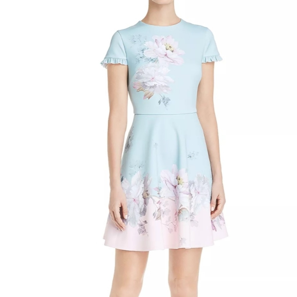 🍒NWOT🍒 TED BAKER SKATER DRESS - Picture 3 of 6